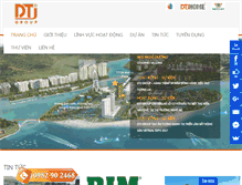 Tablet Screenshot of dtj.com.vn